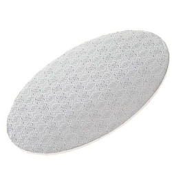Base Redonda Elegante Forrada Con Gofrado MDF 12 Pzs