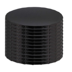 Base Redonda Elegante Forrada Gruesa 12 Pzs