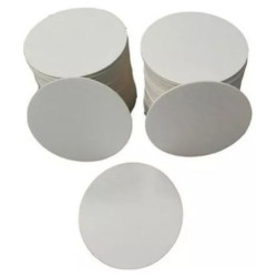 Base Separadora Delgada Redonda Tetrapack  Gris 50 Pzs